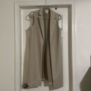 Joie open front collar vest